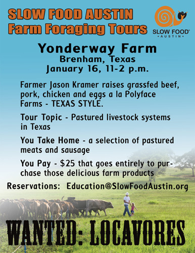 slow food austin farm tour: yonder way farm